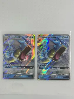 Pokemon Hidden Fates Black Star Promo Holo Rare SM212 Gyarados GX (x2) - Image 1