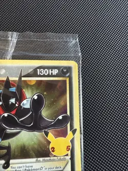 2021 Pokemon Celebrations Greninja Gold Star SWSH144 Black Star Promo - Sealed - Image 4