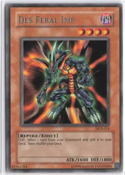 Yugioh - Des Feral Imp DCR-014 Unlimited - Dark Crisis - Image 1