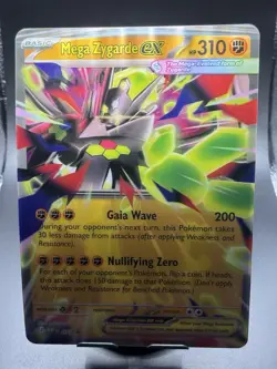 Mega Zygarde Perfect Order Pokemon TCG with JUMBO Lenticular and Promo Card - Image 1