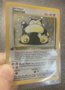 1999 Pokemon TCG Snorlax Jungle Holo Card 11/64 Unlimited - Very Rare - Image 3