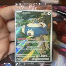Pokemon TCG Snorlax 151 Promo Card Sealed - Image 1