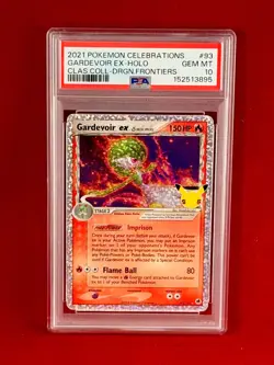2021 Pokemon Celebrations GARDEVOIR EX Holo Card 93 PSA 10 Dragon Frontiers - Image 1