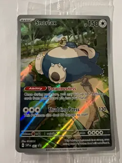 Snorlax SVP 051 Sealed Scarlet & Violet Promo 151 ETB Pokemon TCG - NM - Image 2