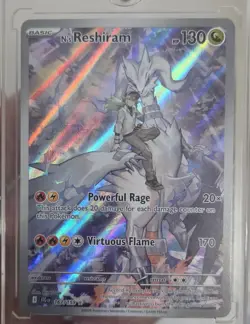 Pokemon TCG N's Reshiram Holo Card 167/159 Sv09: Journey Together Illustration - Image 1
