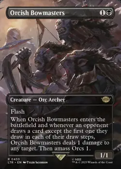 Orcish Bowmasters ** Borderless ** #433 - Lord of the Rings - NM MTG - Image 1