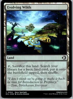Evolving Wilds (C) Foil #264 Lorwyn Eclipsed MTG NM - Image 1