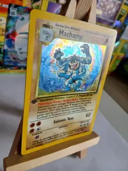 Pokemon TCG Machamp Base Set 8/102 1st Edition Holo Rare - Image 3
