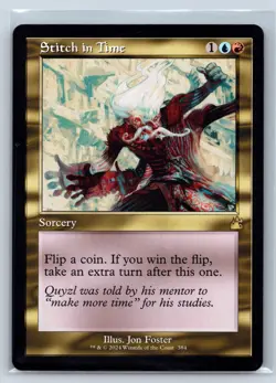 STITCH IN TIME (RETRO FRAME) 384 RARE RAVNICA REMASTERED MAGIC: THE GATHERING NM - Image 1