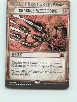 Crackle with Power M22 MTG - Outlaws of Thunder Junction: Breaking New (OTP) - Image 1