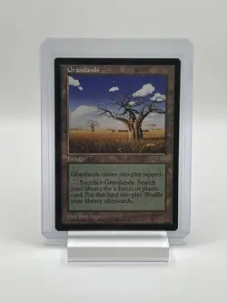 Grasslands Magic: The Gathering 1996 Mirage Uncommon Land - Image 1