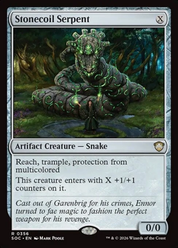 MTG Stonecoil Serpent [SOC] #356 - Image 1
