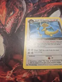 Pokemon Dark Dragonite 22/82 Team Rocket First Edition Non Holo LP - Image 3