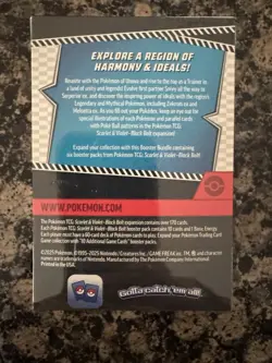 Pokemon Black Bolt Booster Bundle Sealed - Image 2