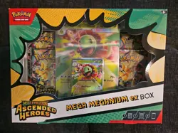 Pokemon TCG: Ascended Heroes MEGA MEGANIUM ex Box BRAND NEW Sealed Unopened - Image 1
