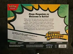 Pokemon TCG: Ascended Heroes MEGA MEGANIUM ex Box BRAND NEW Sealed Unopened - Image 2