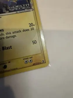 Pokemon TCG Metang Delta Species 49/113 Delta Species Vintage Rare - Image 2