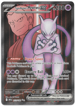 Team Rocket's Mewtwo ex 213/182 - Destined Rivals SV10 - Pokemon TCG - Ultra Rar - Image 1