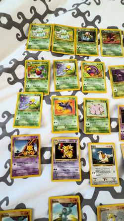 54x Pokemon Base Set Card Lot Vintage 1999 WOTC Commons - Image 2