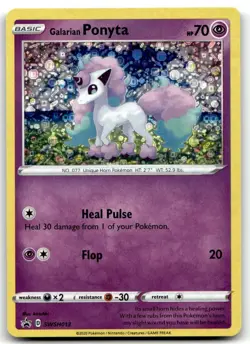 2021 Pokemon 25th Anniversary General Mills Promo Galarian Ponyta #SWSH013 - Image 1