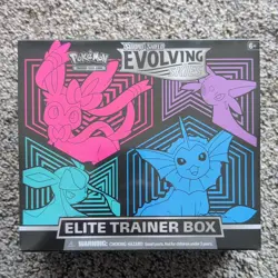 Pokemon TCG Evolving Skies Elite Trainer Box English 65 Cards 2021 - Image 1