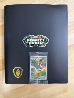 Pokemon Perfect Order Master Base Set- 100% Complete ME03 Sleeved W/Binder Promo - Image 1