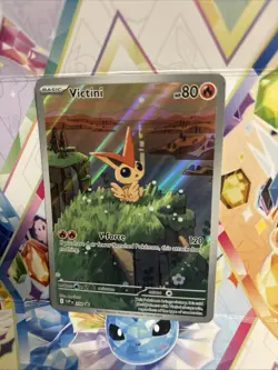 Pokemon TCG Victini Full Art Holo Black Star Promo 208 Mint Condition Rare - Image 1