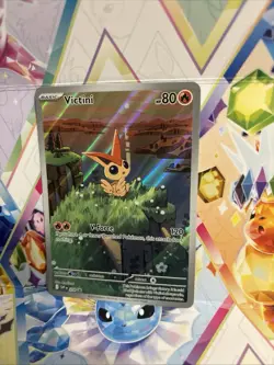 Pokemon TCG Victini Full Art Holo Black Star Promo 208 Mint Condition Rare - Image 4