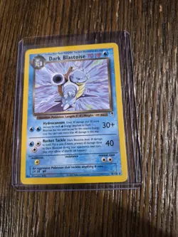 Pokemon TCG Dark Blastoise Holo Rare 4/110 Legendary Collection - Image 1