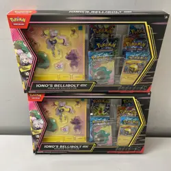 Pokemon TCG Iono's Bellibolt ex Premium Collection Box Lot of 2x - Image 1