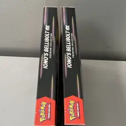 Pokemon TCG Iono's Bellibolt ex Premium Collection Box Lot of 2x - Image 3