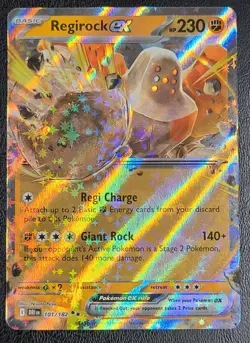 Regirock ex 101/182 Sv10: Destined Rivals Holo Pokemon - Image 1