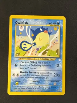 Qwilfish 49/64 Neo Revelation Regular Pokemon - Image 1