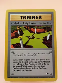 Celadon City Gym Uncommon Unlimited Gym Heroes 107/132 MP Pokemon TCG - Image 1