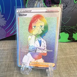 Pokemon TCG Doctor 190/264 Full Art Holo Ultra Rare Trainer Supporter Pack Fresh - Image 1