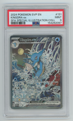 2024 POKEMON SFA BLACK STAR PROMO KINGDRA EX #131 GRENINJA EX #132 PSA9 SEQ SET - Image 2