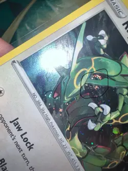 Pokemon TCG Rayquaza - SWSH029 Sword & Shield Black Star Promo NM W/Swirl - Image 2