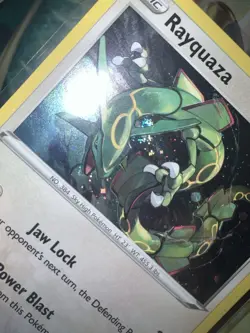 Pokemon TCG Rayquaza - SWSH029 Sword & Shield Black Star Promo NM W/Swirl - Image 3