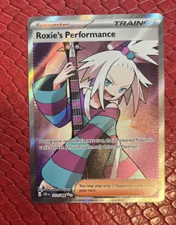Pokemon TCG Roxie's Performance 112/086 Me04: Chaos Rising Holo - Image 1