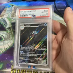 2024 Pokemon PAF En Palafin Illustration Rare PSA Gem MT 10 - Image 2