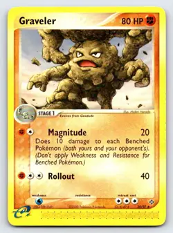 Graveler 30/97 Uncommon Dragon Pokemon Near Mint - Image 1