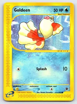 Goldeen 111/165 Common Expedition Base Set Pokemon Lightly Played - Image 1