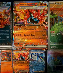 POKEMON TCG LOT OF 5 JUMBO 15 REGULAR PROMOS - VICTINI FULL, CHARIZARD AND MORE - Image 3