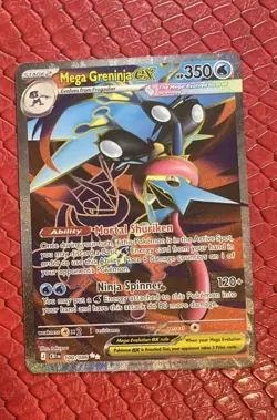 Pokemon TCG Chaos Rising 2026 Mega Greninja Ex Full Art #100/86 - Image 1