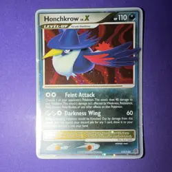 Pokemon TCG Honchkrow LV.X 132/132 Secret Wonders Holo Ultra Rare 110 HP ENG - Image 2