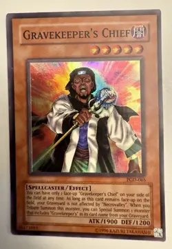 Yugioh -- Gravekeeper's Chief -- PGD-065 -- LP Unlimited Edition - Image 1