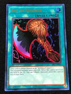 YUGIOH AXE OF DESPAIR SRL-EN002 ULTRA (NM) - Image 1