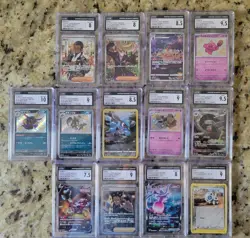 13 Assorted Grade CGC Pokemon Card Lot English & Japanese Free Ship US Seller - Image 1