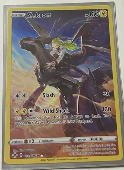 Pokemon Zekrom TCG Trainer Gallery Holo Rare Card TG05/TG30 Brilliant Stars - Image 1