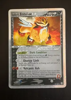 Rocket's Entei EX - 97/109 - Pokemon Card Ex Team Rocket Returns Holo Rare LP - Image 1